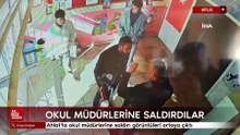 Bitlis'de okul müdürlerine saldırı görüntüleri ortaya çıktı