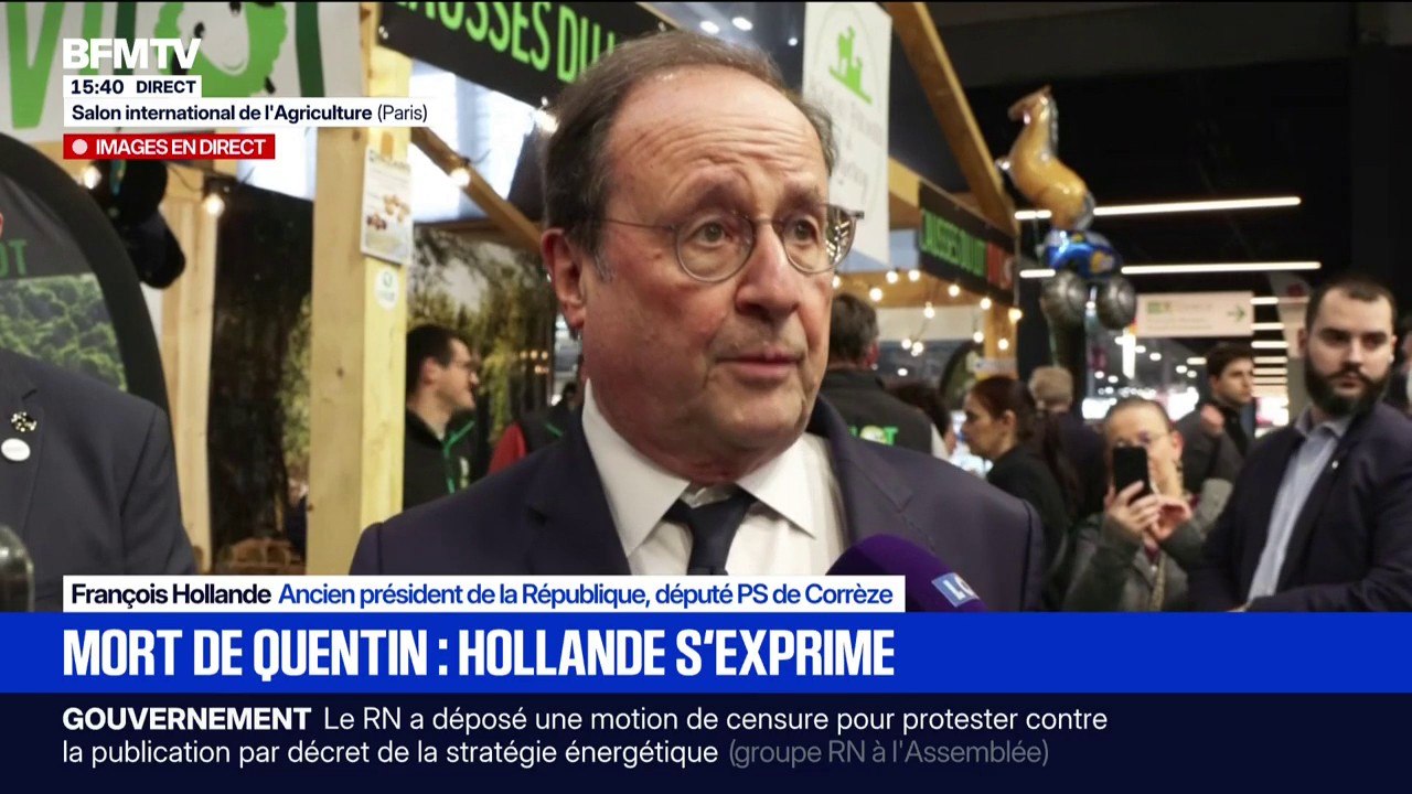 Mort de Quentin Deranque: "La vie politique ne peut pas se réduire aux extrêmes", assure François Hollande