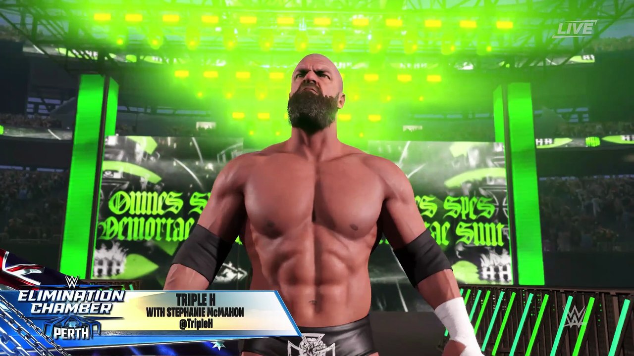 WWE 2K25 Triple H vs Triple H vs Triple H | Triple Threat Chaos Gameplay