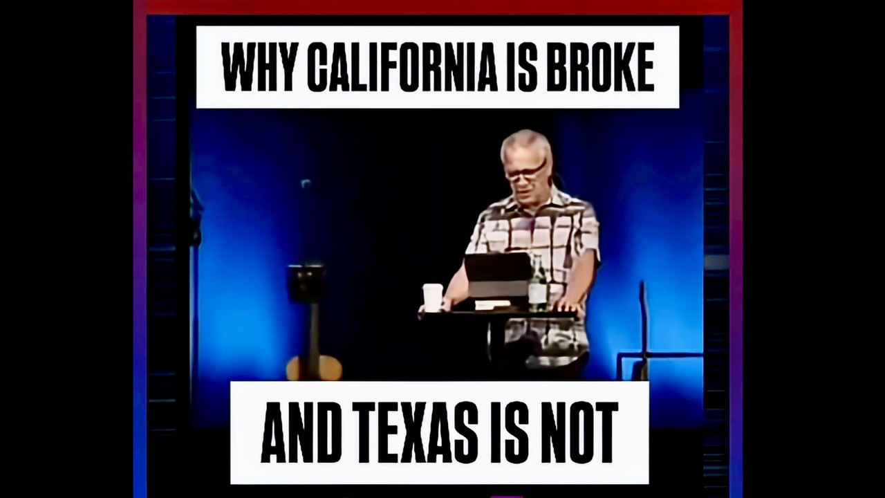 FUNNY! - Why California Is Broke and Texas Is Not!