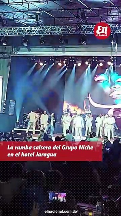La rumba salsera del Grupo Niche  en el hotel Jaragua
