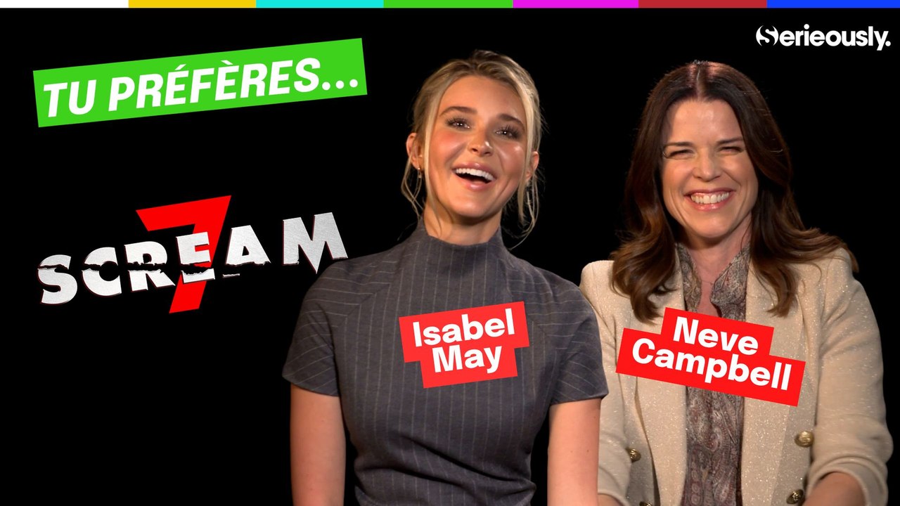 SCREAM 7 : Neve Campbell et Isabel May jouent à Tu préfères