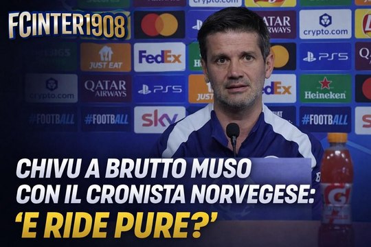 VIDEO / Chivu, bordate al cronista di Bodo: Lei non ci rispetta. E ride pure?