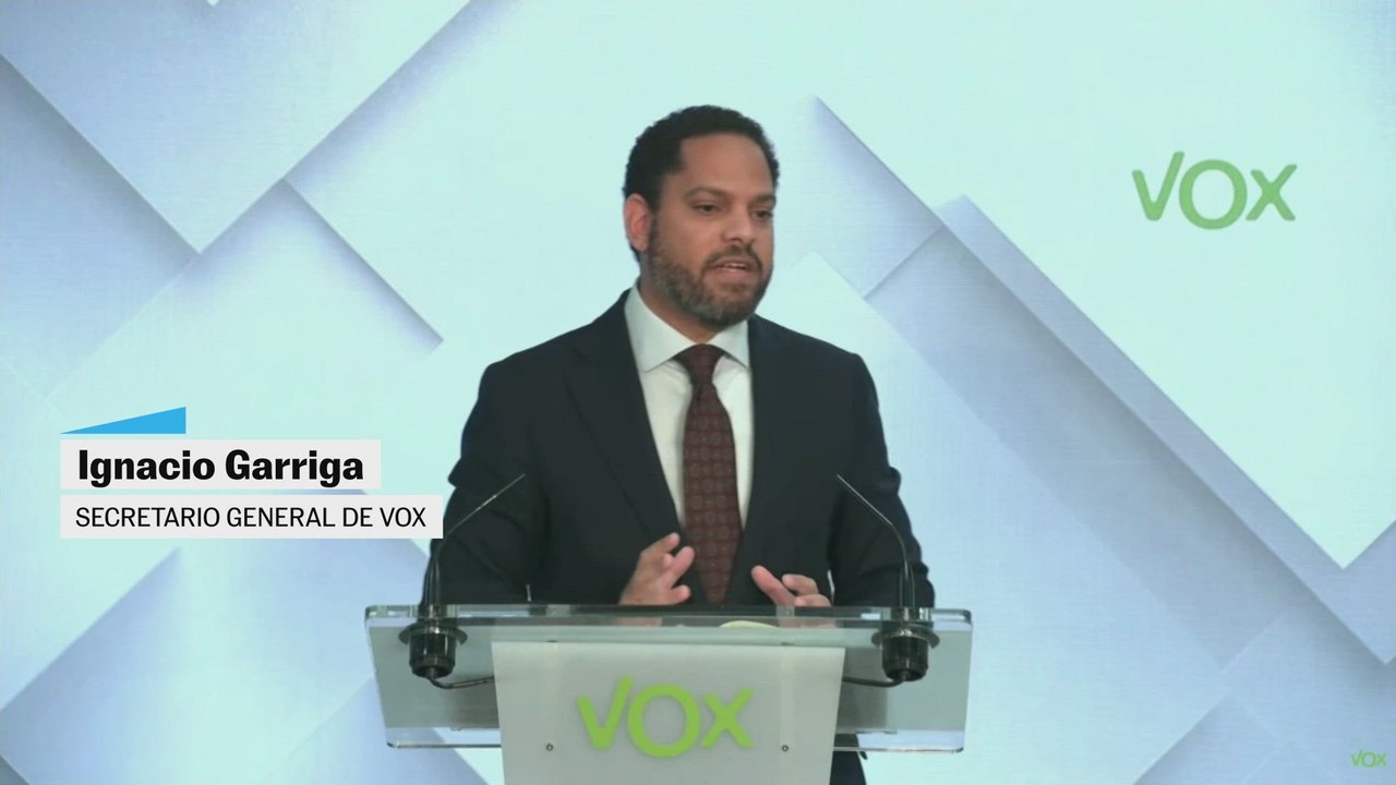 Ignacio Garriga, secretario general de Vox: "Habrá cesiones por ambas partes"