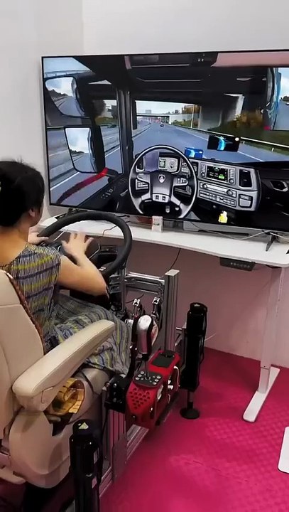 Scania truck driving 4K video _ Truck Simulator Ultimate #game #games #truck #simulator #gameplay (1)