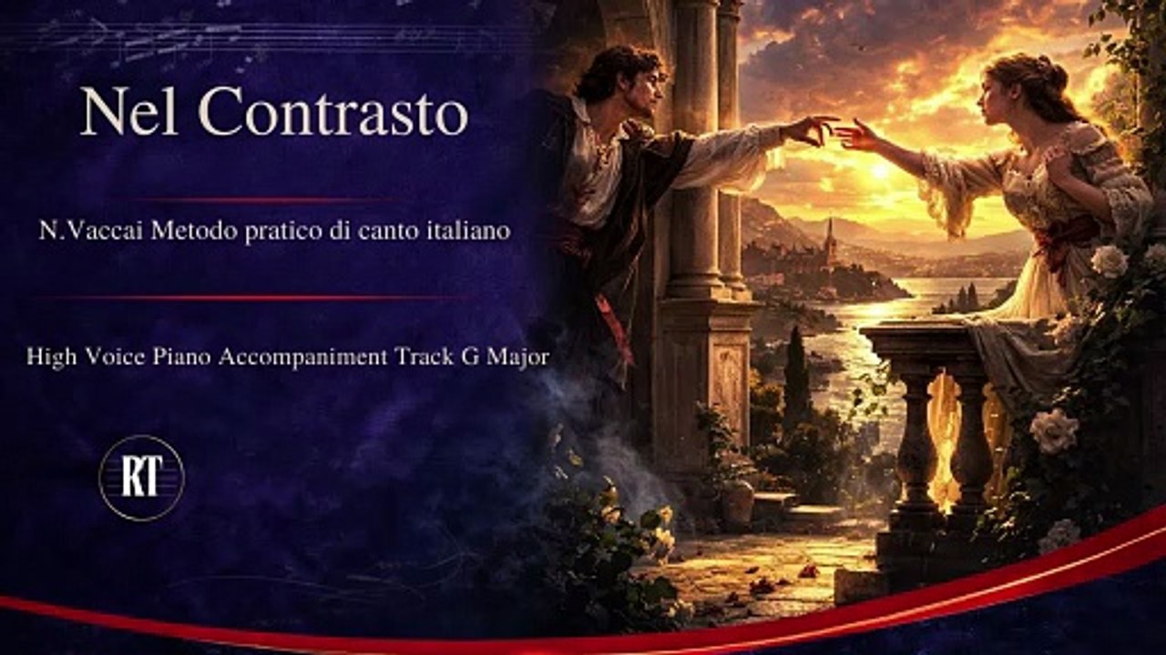 Vaccai  Nel Contrasto  High Voice Piano Accompaniment G major