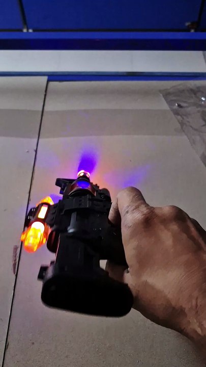 Electric Music Gun Armor Set for Kids | Light & Sound Toy Unboxing