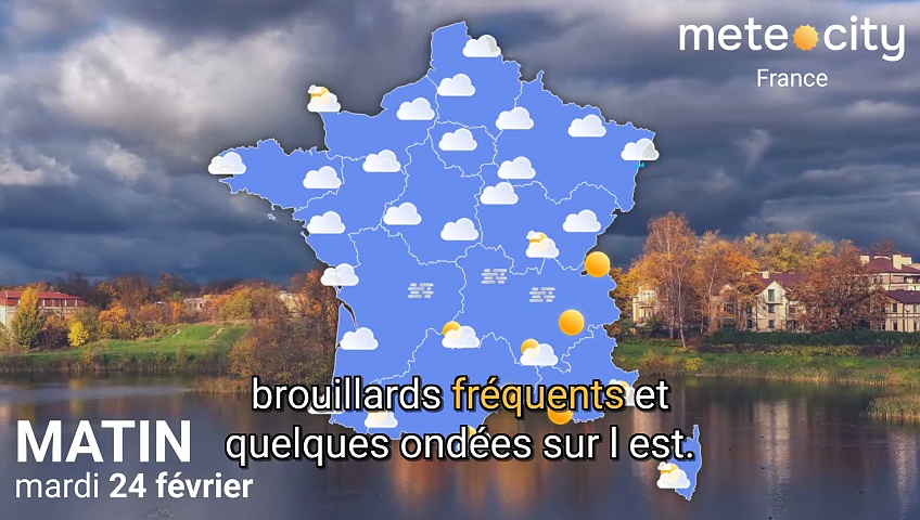 Bulletin météo France du mardi 24 février 2026