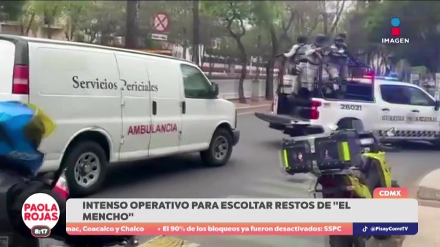 Intenso operativo para escoltar restos de El Mencho | DPC con Paola Rojas