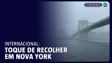 Toque de recolher em Nova York devido à violenta tempestade de inverno