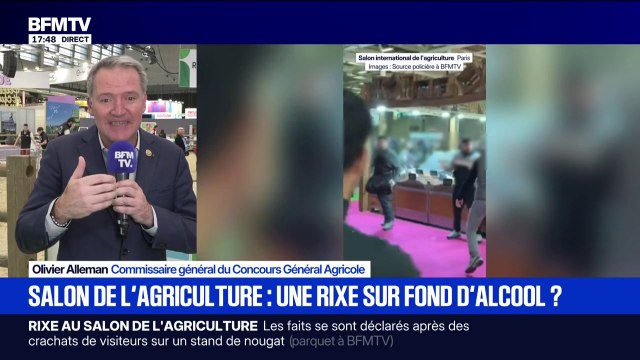 Rixe au Salon de l'agriculture: pas représentatif de l'ambiance , selon Olivier Alleman, commissaire général du Concours Général Agricole