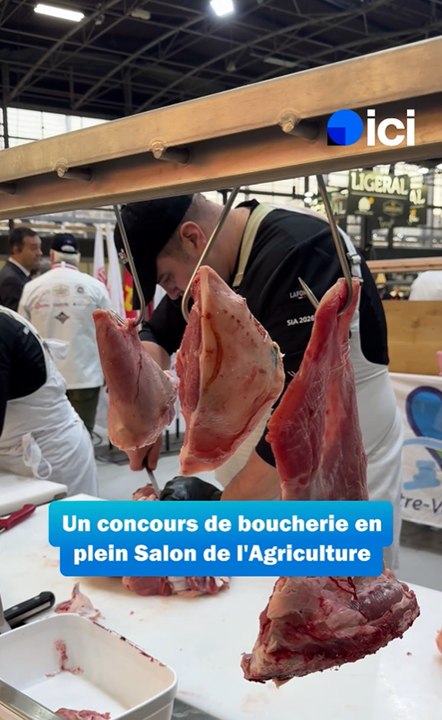 Un concours de boucherie en plein Salon de l'Agriculture