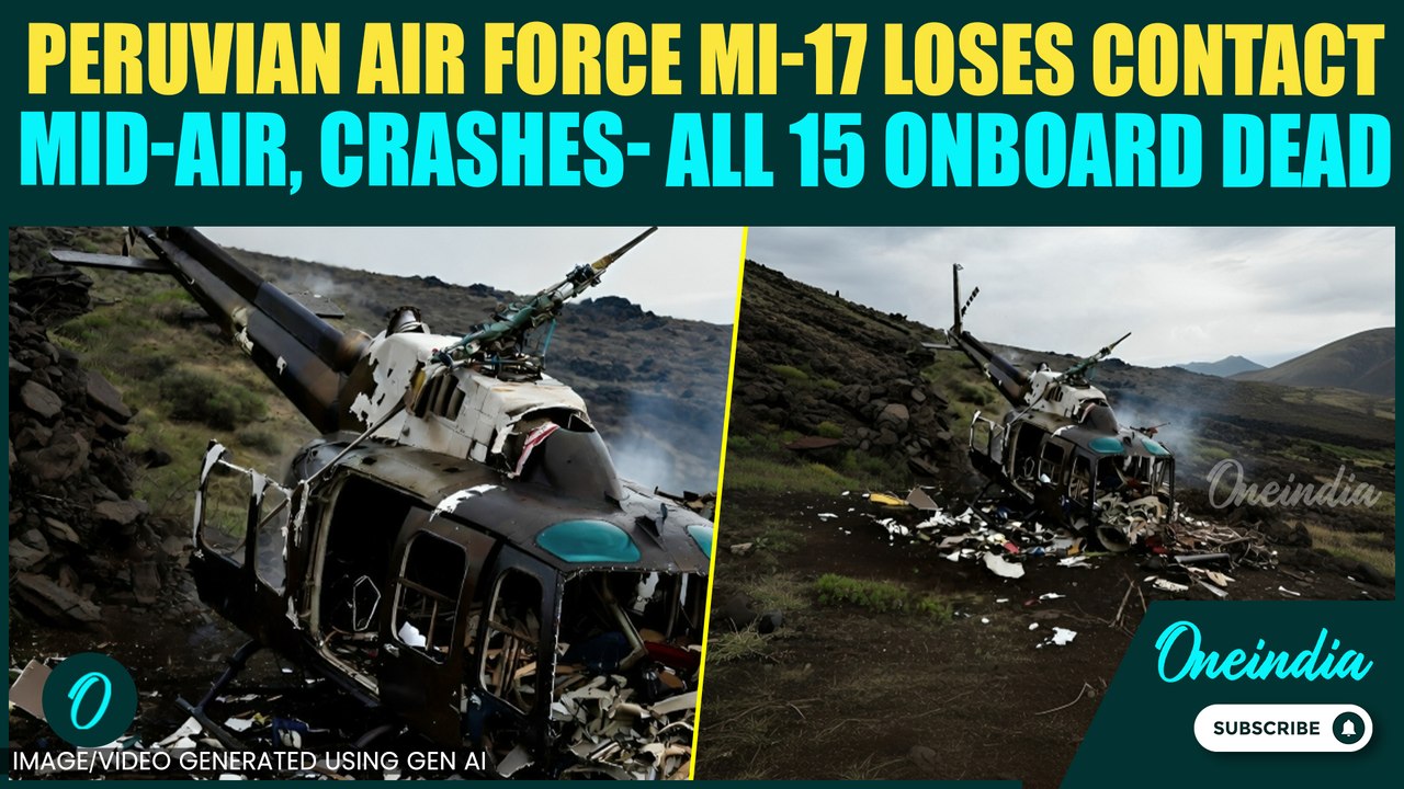 Peru Military Helicopter Crash BREAKING: 15 Dead as Aircraft LOSES Communication Mid-Flight, CRASHES