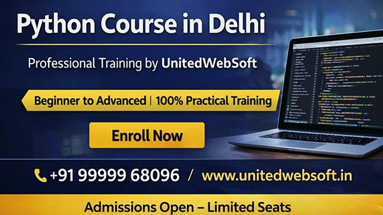 Python Training in Delhi by UnitedWebSoft