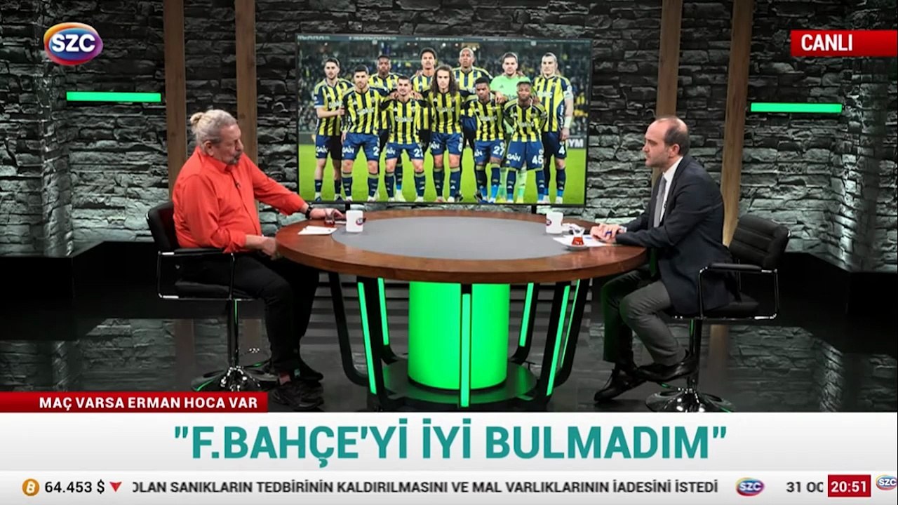 Erman Toroğlu, Fenerbahçe Kasımpaşa maçının ilk yarısını değerlendirdi