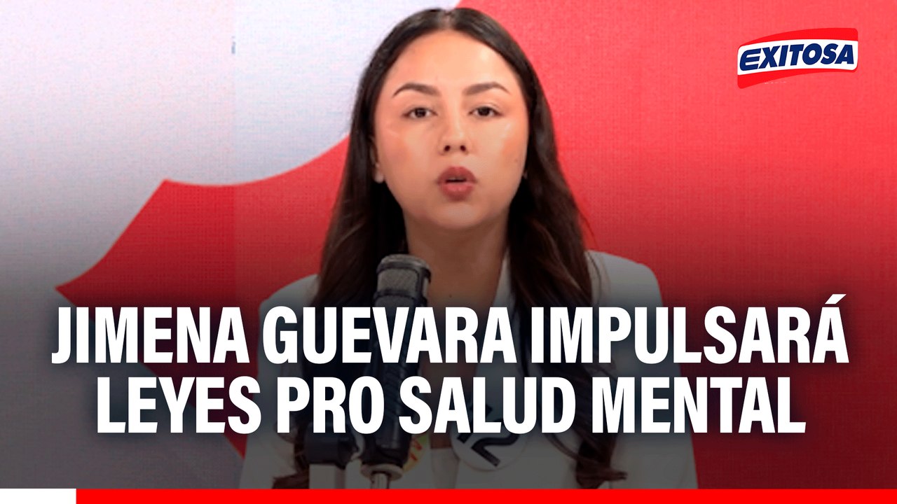Jimena Guevara busca ser diputada para impulsar la salud mental, Beca 18 y reforma del Congreso