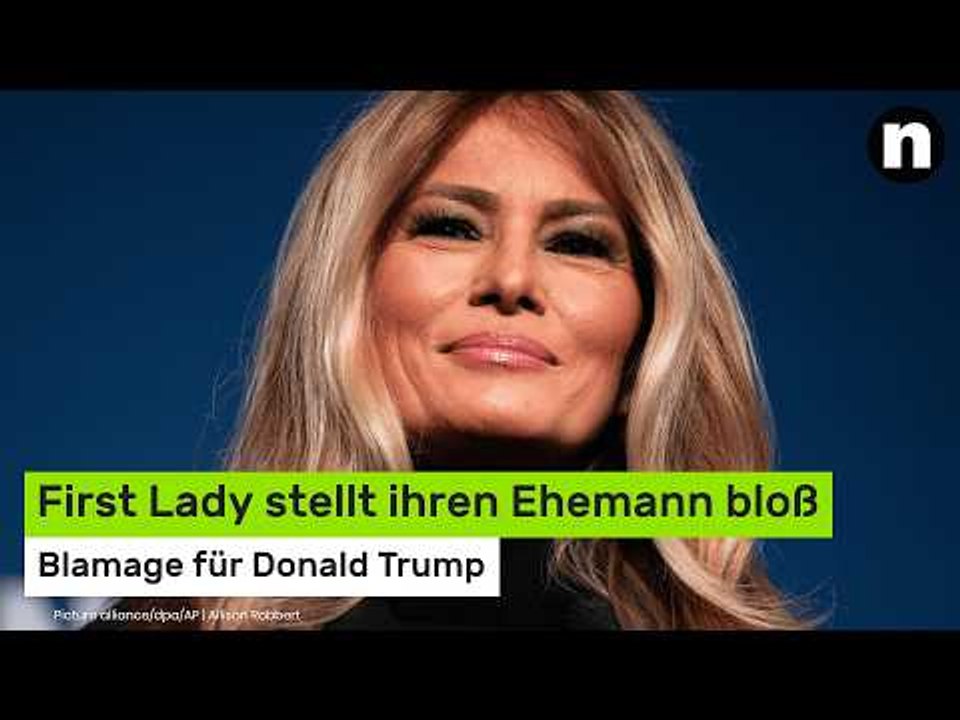Melania Trump: Blamage für Donald Trump – First Lady stellt ihren Ehemann bloß