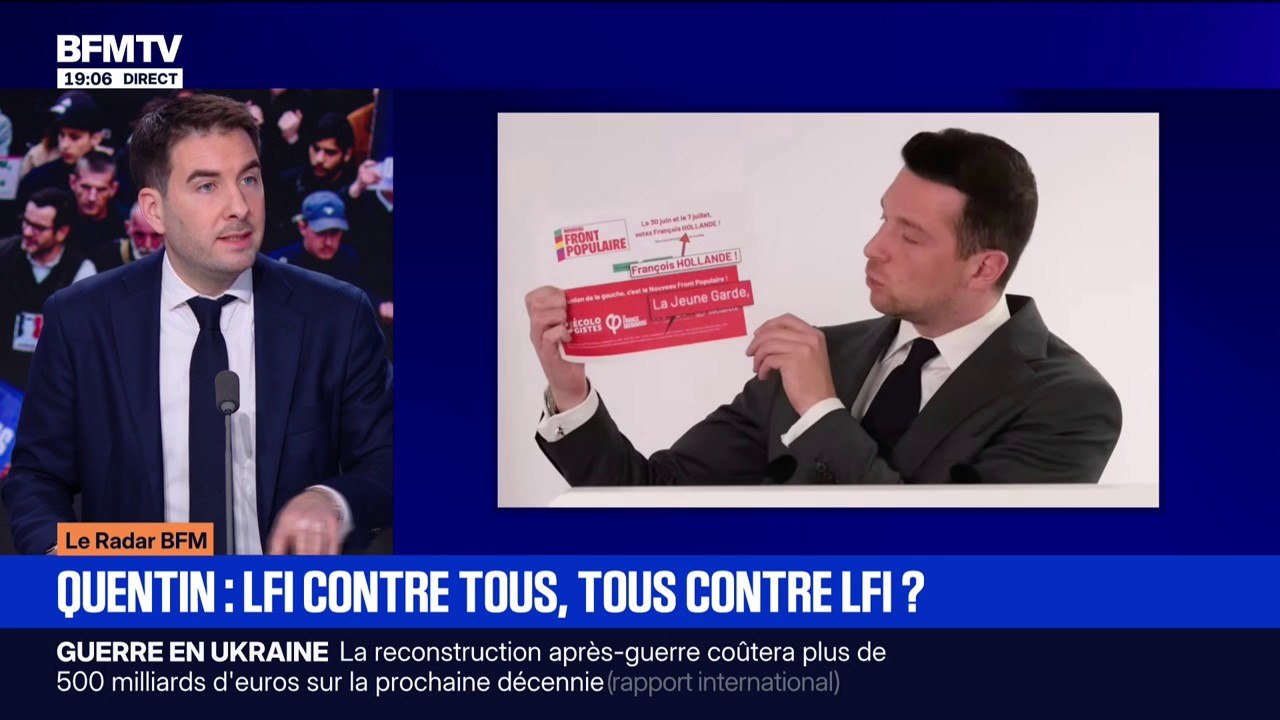 LE RADAR BFM - François Hollande a-t-il fait campagne avec le soutien de la Jeune Garde lors des élections législatives de 2024 ?
