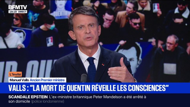 Manuel Valls, ancien Premier ministre, souhaite ni LFI, ni le RN aux élections municipales