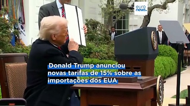 Eurodeputados congelam acordo comercial UE-EUA devido às últimas ameaças de Trump