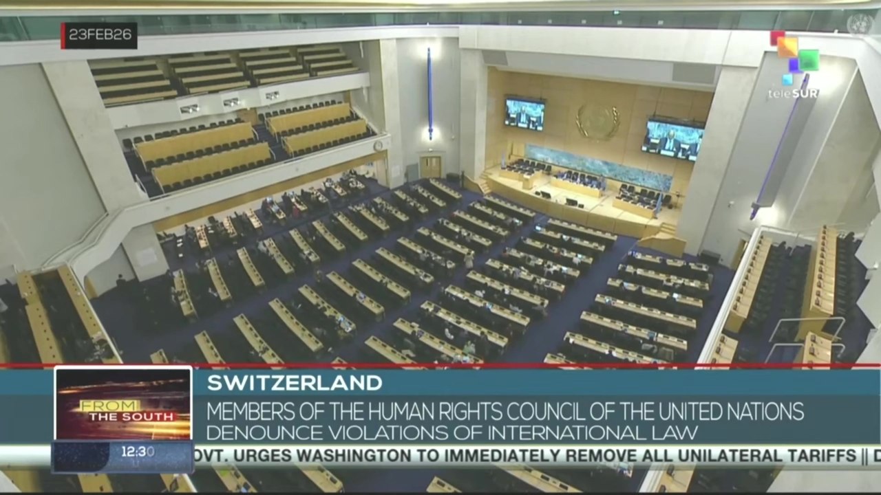 Members of the UN Human Rights Council denounce violations of international law