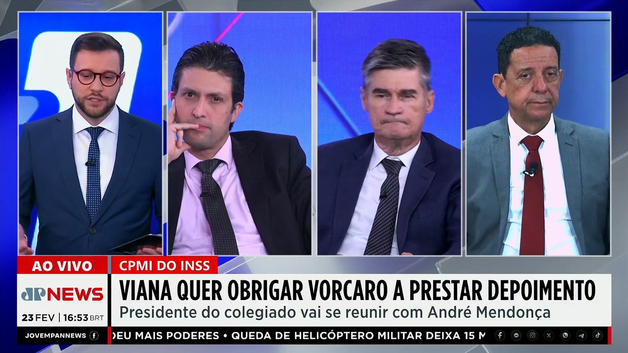 CPMI DO INSS: Carlos Viana quer obrigar Vorcaro a prestar depoimento; Trindade avalia