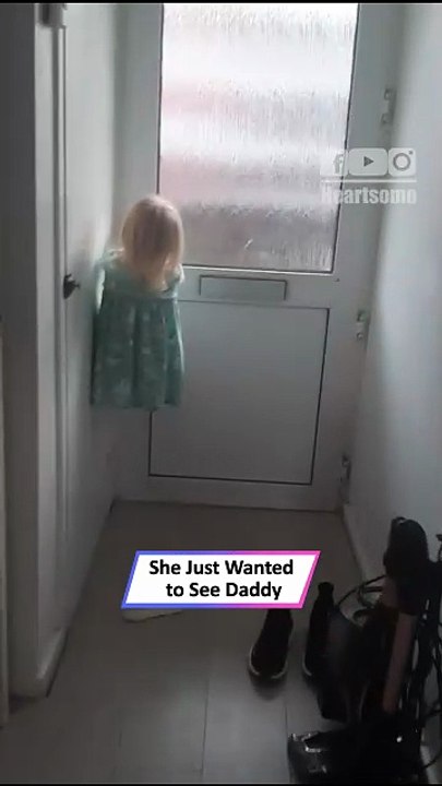 Toddler’s Epic Escape Plan Fails—Gets Stuck at the Door 😂|| Heartsome 💖
