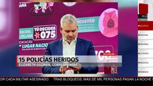 Ramírez Bedoya confirma: "Hay 15 elementos heridos tras operativos"