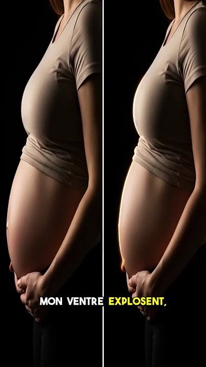 Mon ventre : 1 mois vs 9 mois 🎈 #Grossesse