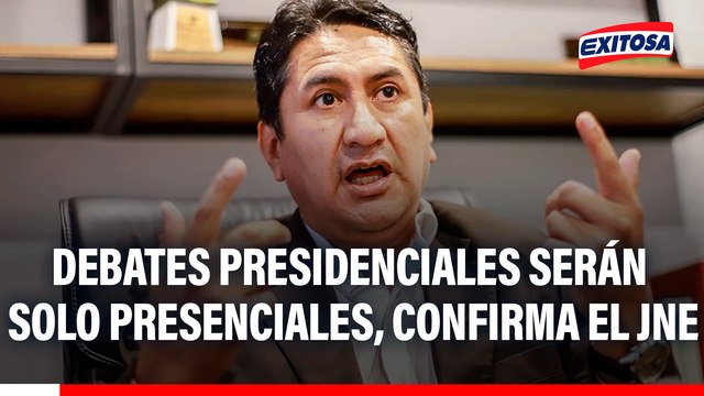 JNE confirma que debates presidenciales serán presenciales y obligarían a Cerrón a asistir