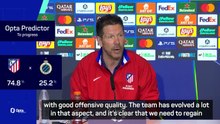 Simeone seeking more defensive grit from Atletico