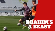 Brahim Diaz excites Real Madrid fans with a power move