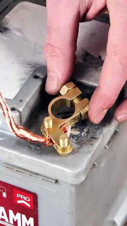 Battery terminal makeover⏱️🔧
