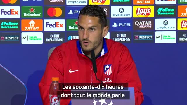 Atlético - Koke : "Tant qu'on ne dira pas "ça suffit", on continuera avec ces calendriers"