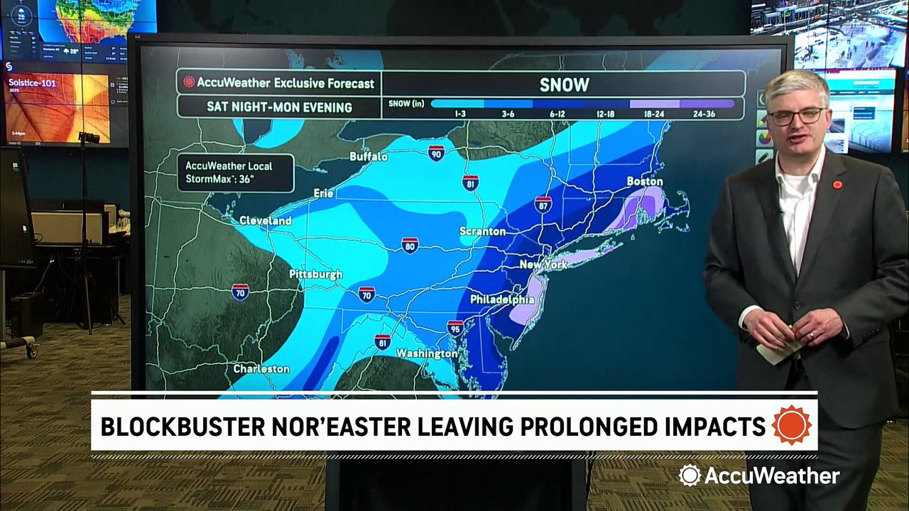 Blockbuster blizzard to have prolonged impacts throughout the Northeast