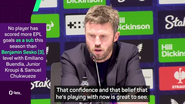 Carrick 'can't speak highly enough' of match-winner Sesko