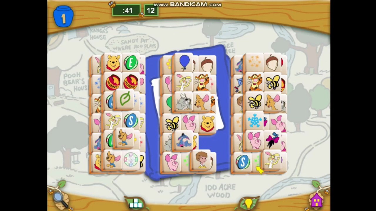 Disney's Mahjongg Winnie the Pooh Gameplay