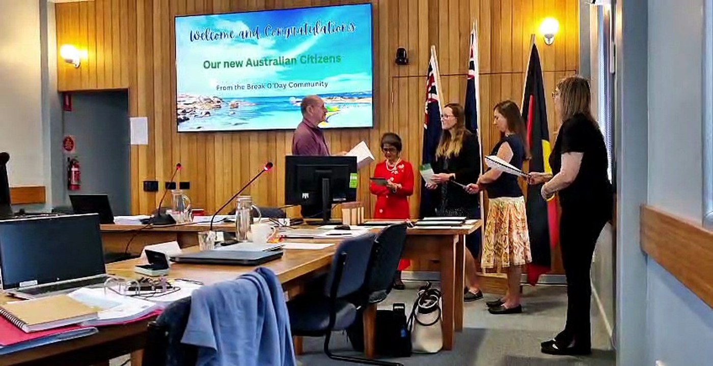 Break O Day citizenship ceremony The Examiner February 2026