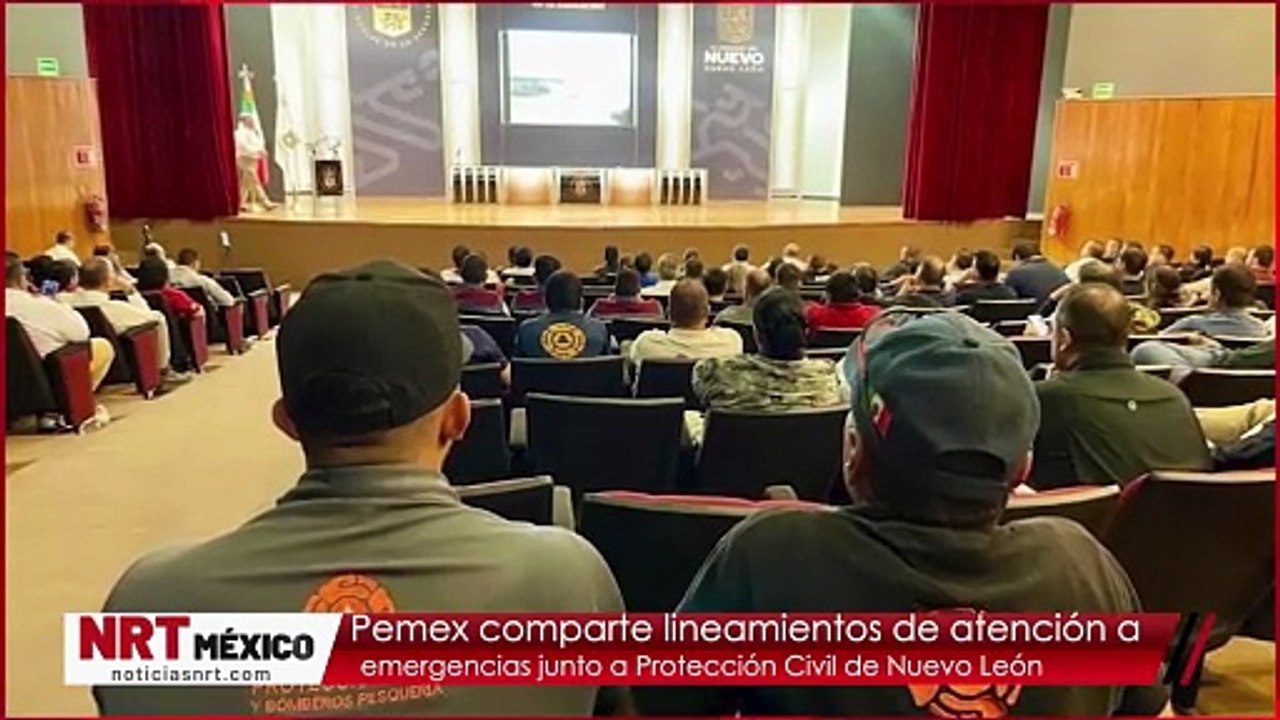 Pemex comparte lineamientos de atención a emergencias junto a Protección Civil de Nuevo León