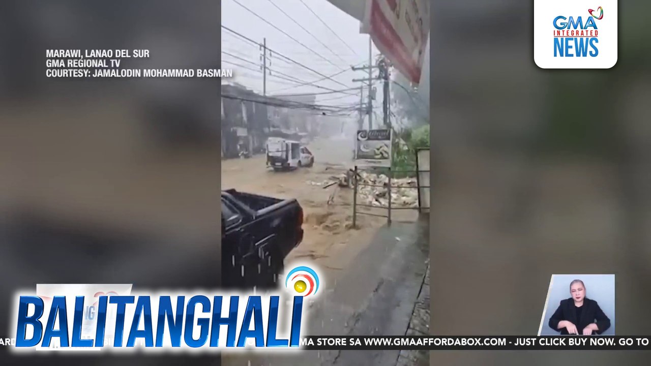 PAGASA - Easterlies, nagdulot ng malakas na ulan at baha sa ilang bahagi ng Mindanao; landslide, naitala rin | Balitanghali