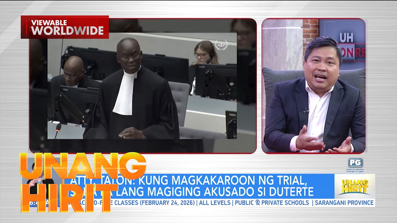UH On Record - Confirmation of Charges Hearing ni Dating Pangulong Rodrigo Duterte | Unang Hirit