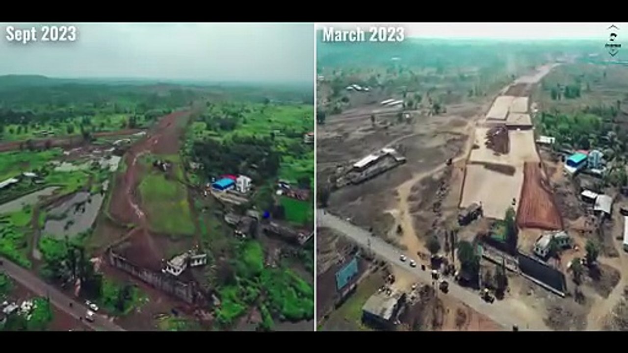 Delhi Mumbai Expressway Maharashtra State Progress _ Virar-JNPT Update _ Package 16 & 17