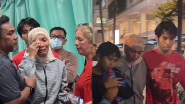 Suasana pilu pemergian anak sulung Amyza Aznan di Hospital Kuala Lumpur
