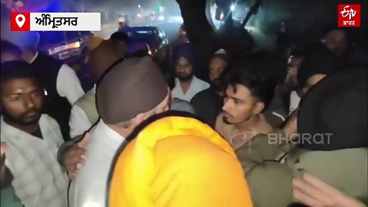 ਦੇਰ ਰਾਤ ਤੇਜ਼ ਰਫ਼ਤਾਰ ਕਾਰ ਦਾ ਕਹਿਰ, ਵੱਡਾ ਹਾਦਸਾ ਟਲਿਆ