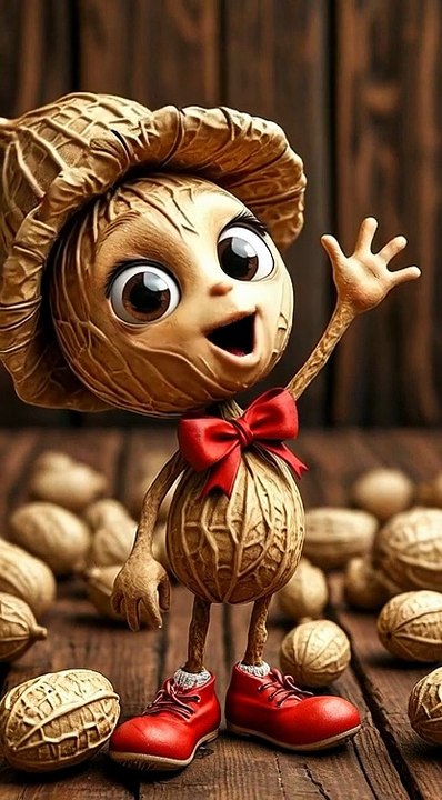 Peanut Hello Friends 🥜👋 | Cute Cartoon Peanut Animation