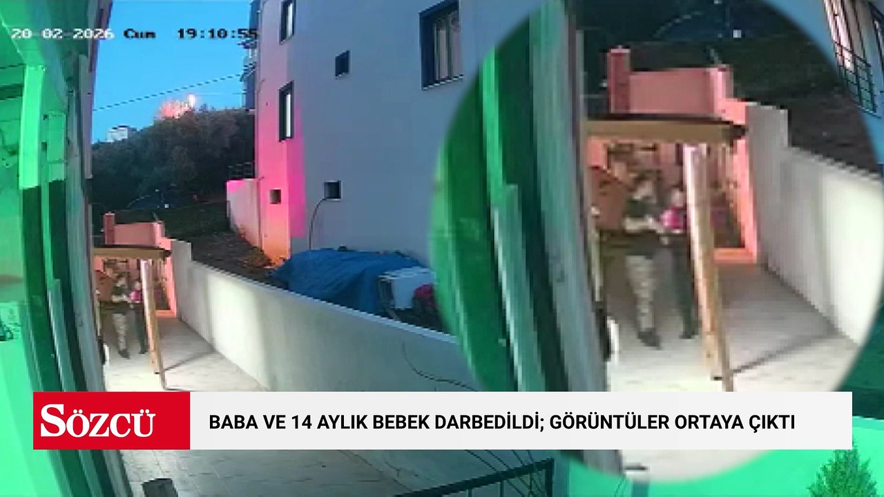 Yalova’da baba ile 14 aylık bebeğin darbedildiği olayın görüntüleri ortaya çıktı