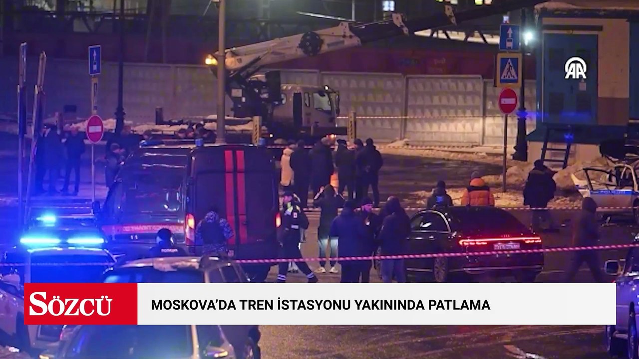 Moskova’da tren istasyonu yakınında patlama: 1 Polis öldü, 2 yaralı