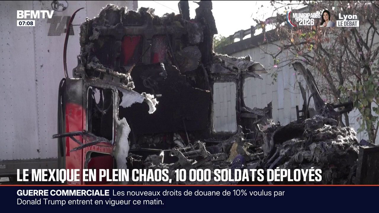 Face aux violences, le Mexique déploie près de 10.000 soldats à travers le pays