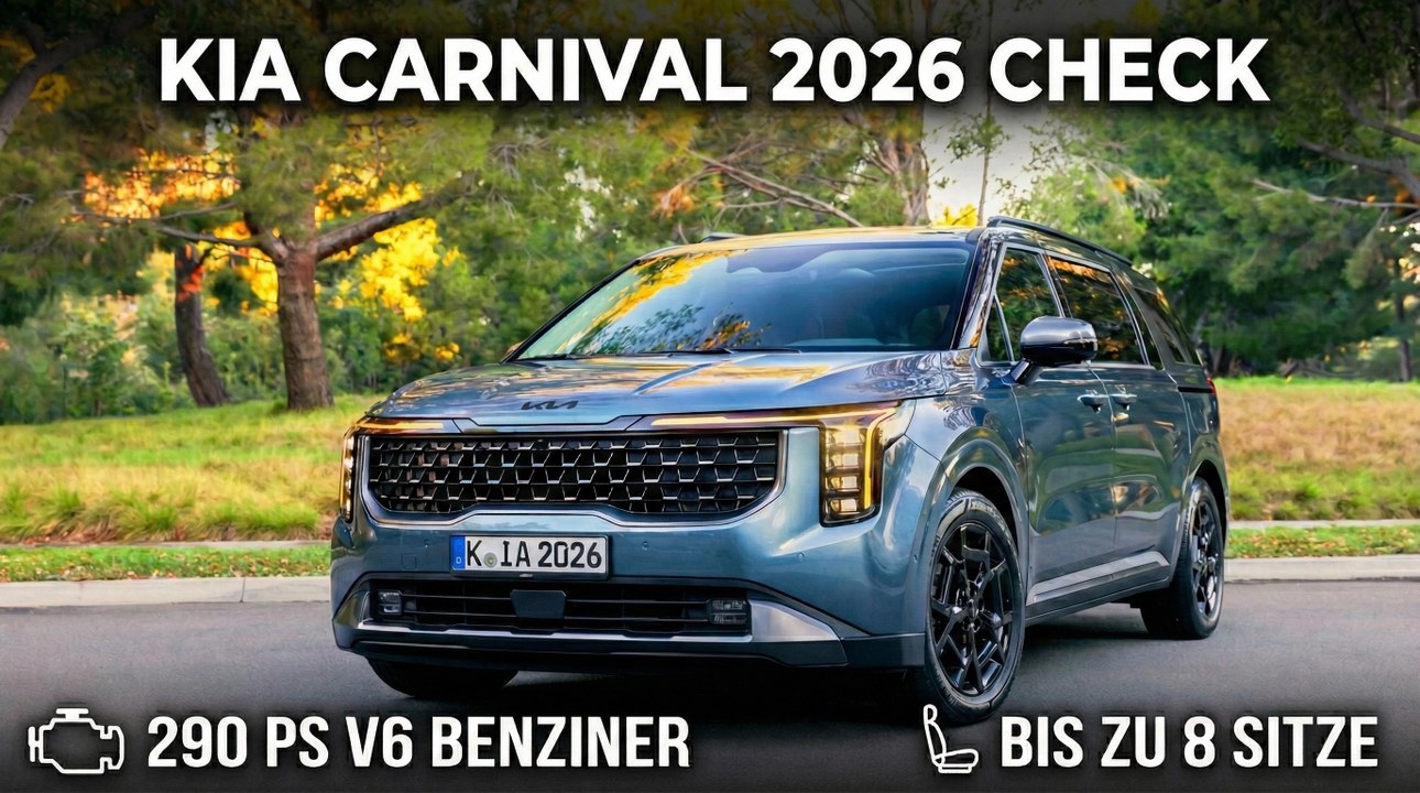 2026 Kia Carnival 1.6 Turbo-Hybrid im Technikcheck