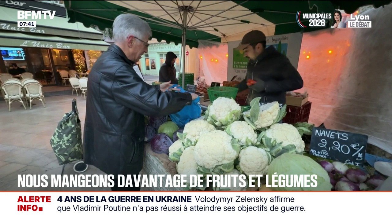 Bananes, pommes, tomates, carottes...la consommation de fruits et légumes frais en augmentation